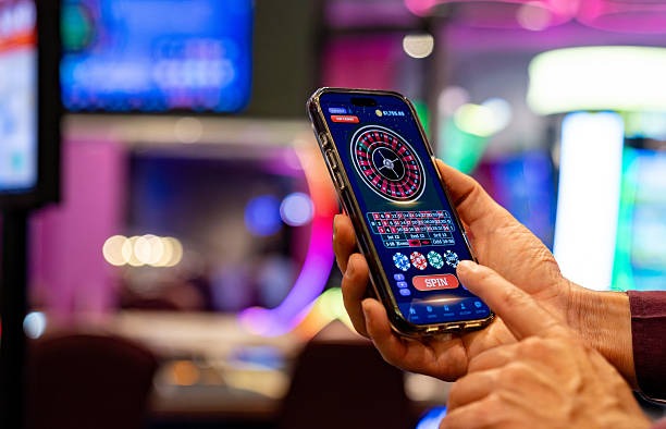Galactic Gems slot game interface showing demo mode access